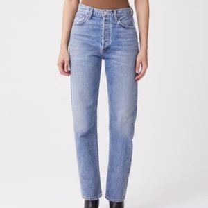 AGOLDE Y2K Style 90’s Pinch Waist High Rise Button Fly Jeans Size 24
